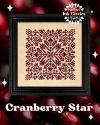 Ink Circles - Cranberry Star
