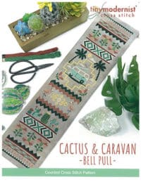 Tiny Modernist Inc - Cactus and Caravan Bell Pull