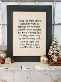 Hello from Liz Mathews - Night Before Christmas