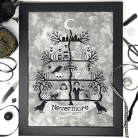 Tiny Modernist Inc - Edgar Allen Poe Tree