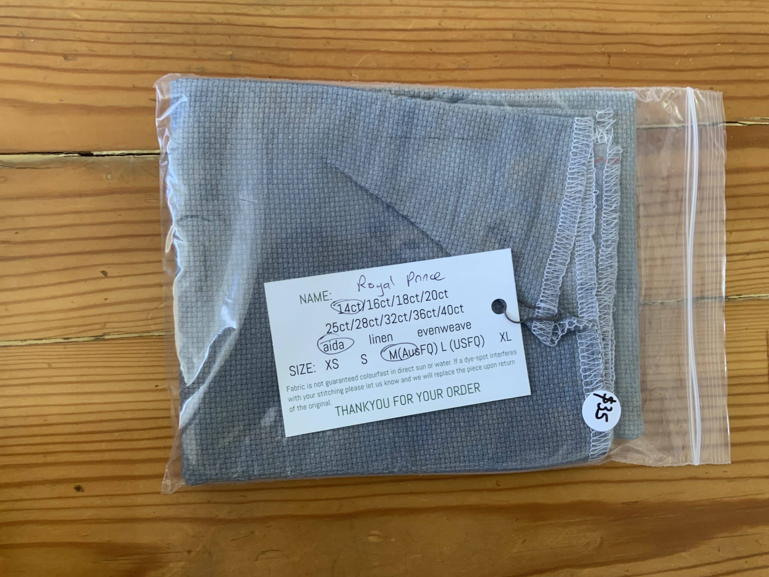14 Count Aida FQ Royal Prince (Dark)