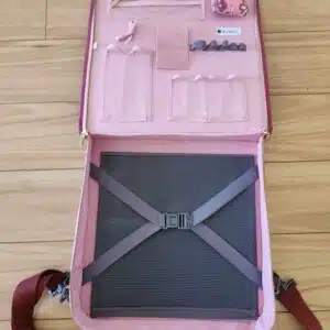 Birch Craft Storage Case Pink Swirl Design - Image 2