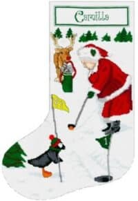 Xs And Ohs - Golfing Mrs Santa