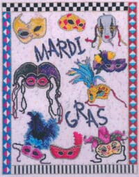 Xs And Ohs - Mardi Gras Masks