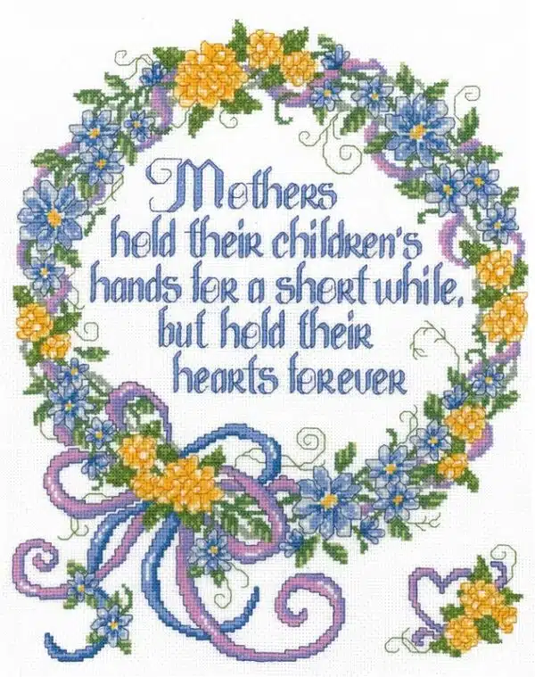 Ursula Michael A Mother's Hand Cross Stitch Chart Hard Copy