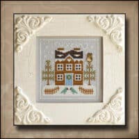 Country Cottage Needleworks - Frosty Forest  5-Bluebird Cabin