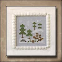 Country Cottage Needleworks - Frosty Forest 6 - Snowy Foxes