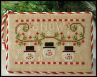 Country Cottage Needleworks - Snowmen Trio