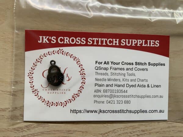 JKs Gun Metal Black Charm - Design 5