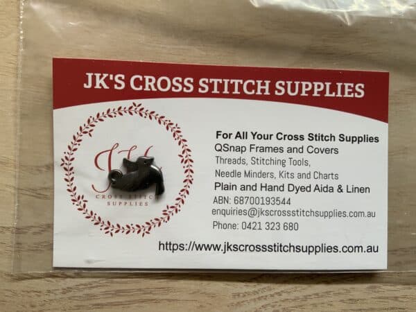 JKs Gun Metal Black Charm - Design 7