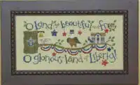 Bent Creek - Patriotic Branch- White Bird House