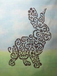 White Williow Stitching Jamie Larson - Tribal Bunny