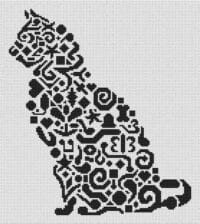 White Williow Stitching Jamie Larson - Tribal Cat