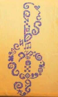 White Williow Stitching Jamie Larson - Tribal Clef
