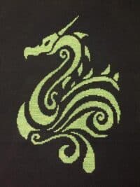 White Williow Stitching Jamie Larson - Tribal Dragon 2