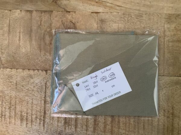 Paddock Lane Designs 18 Count Aida FQ Royal Soldier