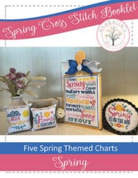 Anabella's - Spring Cross Stitch Booklet Set Of 5