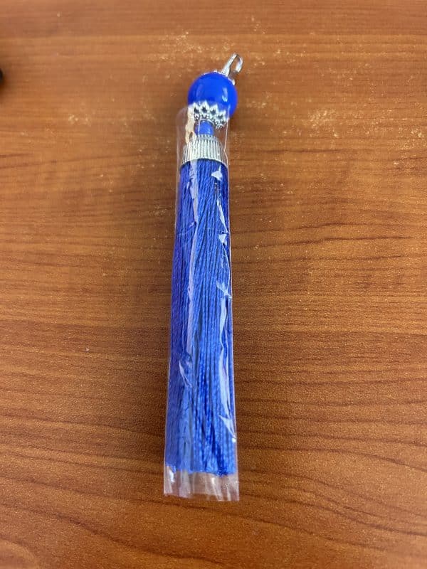 Scissor Tassels Design 14 Royal Blue Clip Fitting