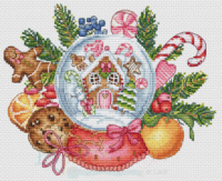 Les Petites Croix De Lucie - Gingerbread House Snowball