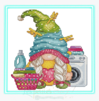 Les Petites Croix De Lucie - Laundry Girl Gnome