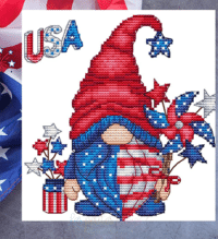 Les Petites Croix De Lucie - Patriotic Gnome
