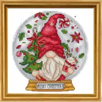 Les Petites Croix De Lucie - Snow Globe Christmas Gnome