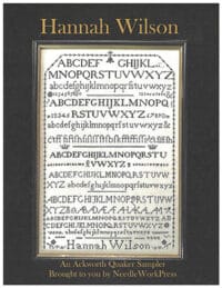 Needle WorkPress - Hannah Wilson Ackwork Sampler