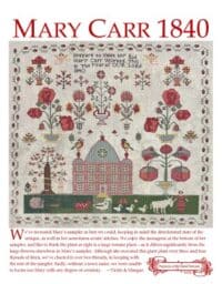 Needle WorkPress - Mary Carr 1840