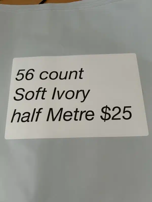 Fabric Bag Linen 56 count half metre