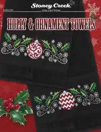 Stoney Creek Collection - Holly and Ornament Towels