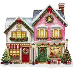 Les Petites Croix De Lucie - Christmas Village Magnet