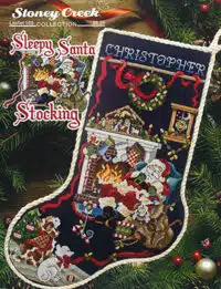 Stoney Creek Collection - Sleepy Santa Stocking