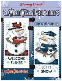 Stoney Creek Collection - Snowmen With Birds Banners