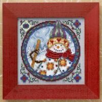 Mill Hill Kit Northern Snowman JS14-9101  Jim Shore Beaded Cross Stitch Kit