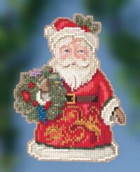 Mill Hill Kit Winter Wishes Santa - Jim Shore Cross Stitch Kit   JS20-2014