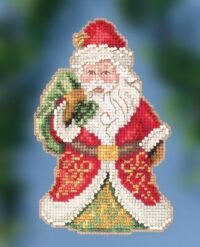 Gift Bearing Santa Jim Shore Beaded Cross Stitch Kit JS20-2015
