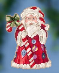 Mill Hill Kit Candy Cane Santa - Jim Shore Cross Stitch Kit   JS20-2016