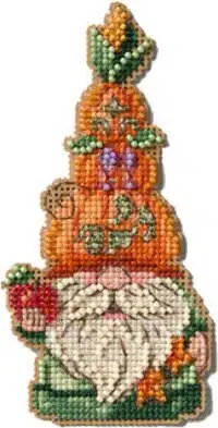 Harvest Pumpkin Gnome Jim Shore - Cross Stitch Kit JS20-2515