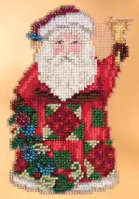 Mill Hill Kit Glad Tidings Santa - Jim Shore Cross Stitch Kit   JS20-3103