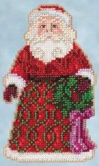 Greetings Santa Jim Shore Beaded Cross Stitch Kit JS20-5105