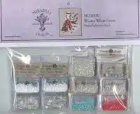 Mill Hill Embellishment Pack Winter White Santa