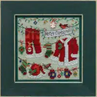 Santa's Clothesline 2022 - Beaded Cross Stitch Kit MH14-2232