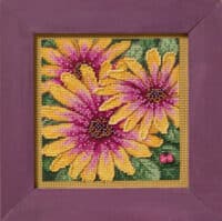 African Daisies - Beaded Cross Stitch Kit MH14-2521