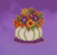Mill Hill Kit Pumpkin Bouquet Beaded Cross Stitch Kit MH18-2321