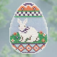Bunny Egg Beaded Cross Stitch Kit MH18-3102