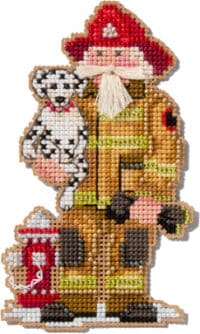 Mill Hill Kit Firefighter 2025 Beaded Cross Stitch Kit MH14-2535
