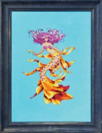 Nora Corbett NC348 North Atlantic Mermaid  Cross Stitch Pattern Cross Stitch Chart Hard Copy