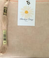Whoopsie Daisy Designs by Daisy Chain Stitchery Old Gold 36 count