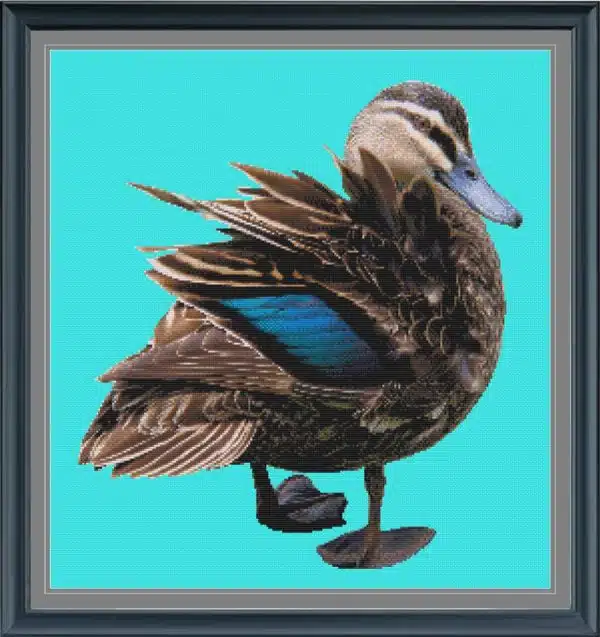 Pacific Black Duck Cross Stitch Chart Hard Copy