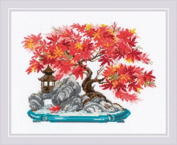Autumn Bonsai 2044 Cross Stitch Kit